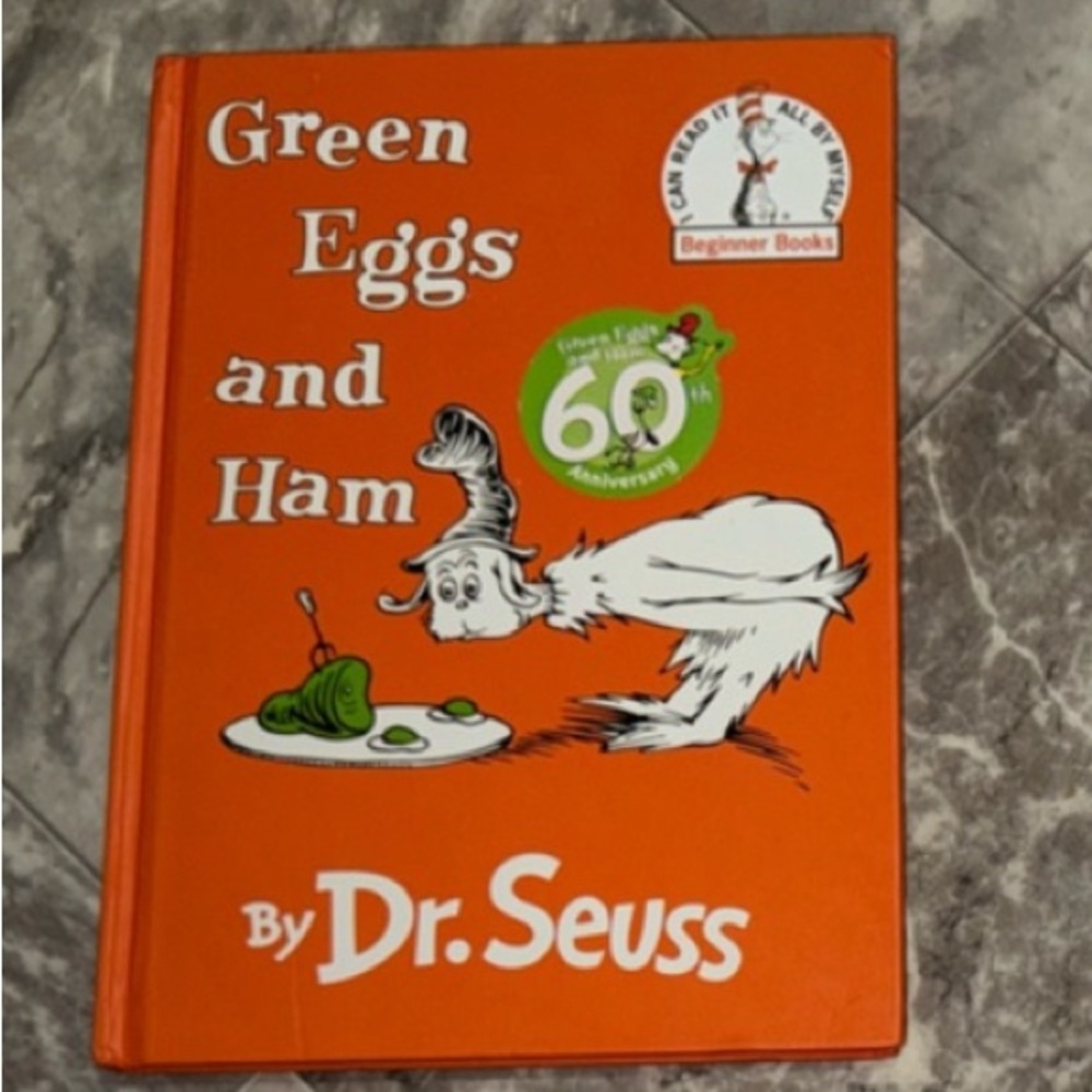 Dr. Seuss Green Eggs and Ham 60th Anniversary Hardcover Kids Book
